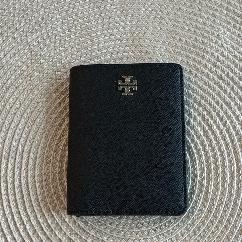 Tory Burch Black Leather Wallet